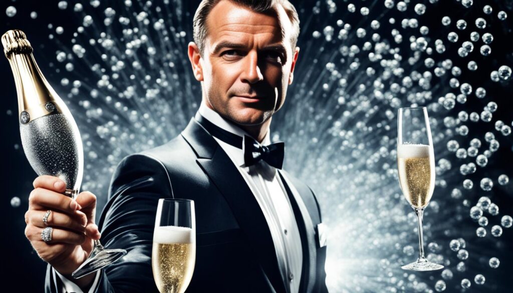 Bond und Champagner