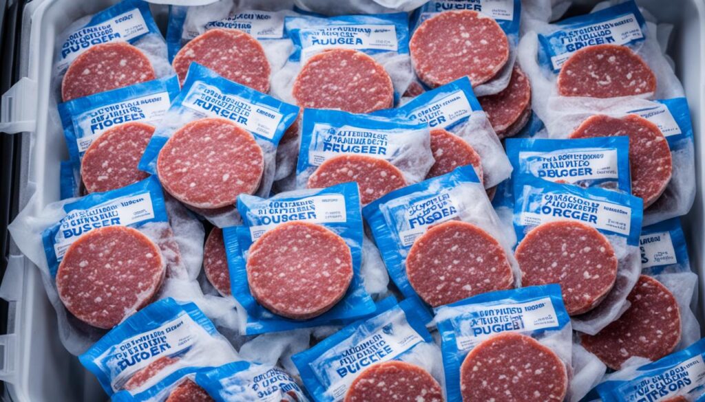 Burger Patties einfrieren