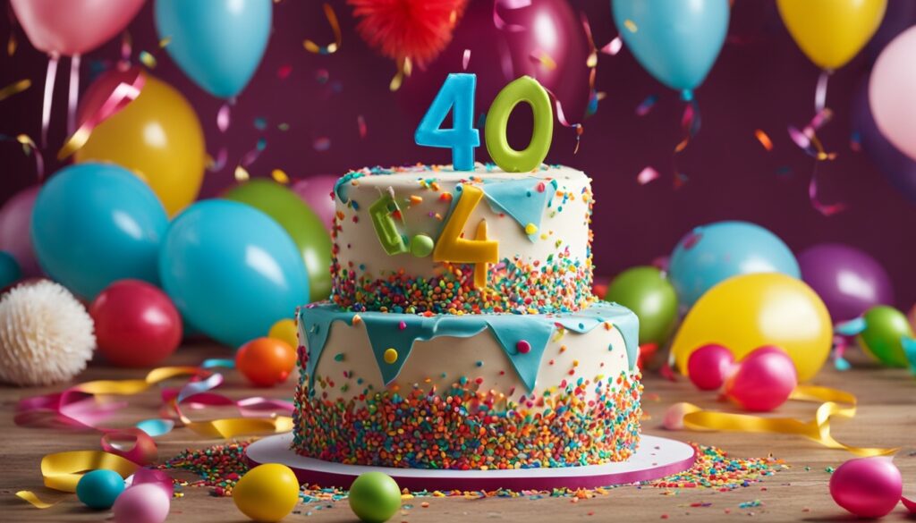 Personalisierte Sprüche für den 40. Geburtstag