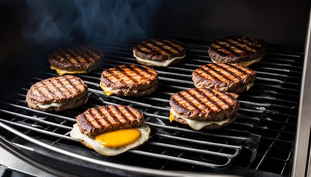 perfekte Burger Garzeit